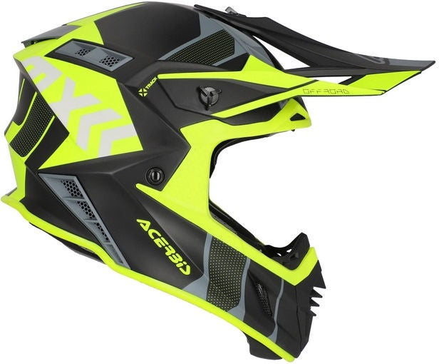 X-TRACK 22-06 HELMET, BLACK/FLUO YELLOW