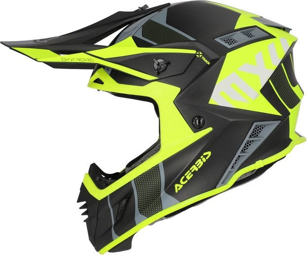 X-TRACK 22-06 HELMET, BLACK/FLUO YELLOW