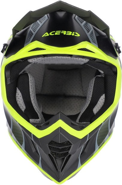 X-TRACK 22-06 HELMET, BLACK/FLUO YELLOW