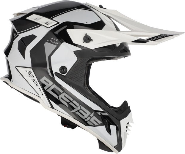 X-TRACK 22-06 HELMET, BLACK/WHITE, Size L