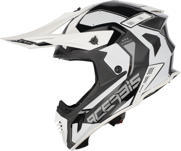 X-TRACK 22-06 HELMET, BLACK/WHITE, Size L