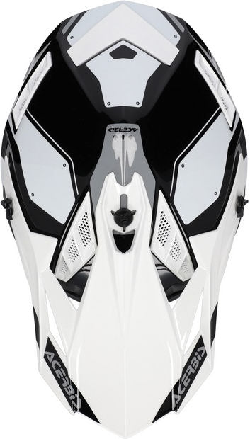 X-TRACK 22-06 HELMET, BLACK/WHITE, Size L