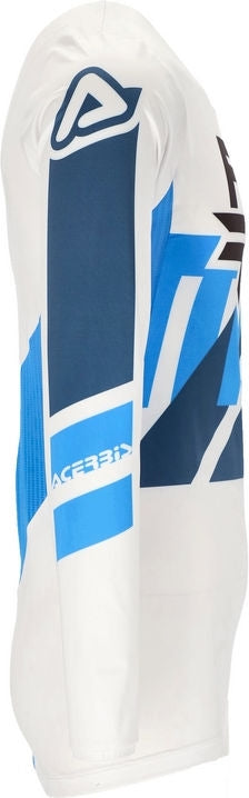 JERSEY X-FLEX THREE, WHITE/BLUE