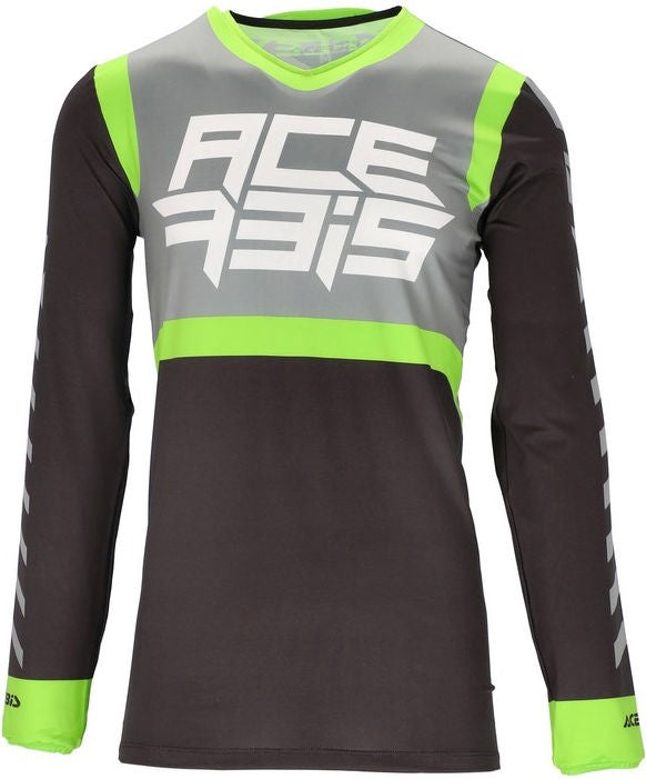 JERSEY X-FLEX FIVE, BLACK/GREEN