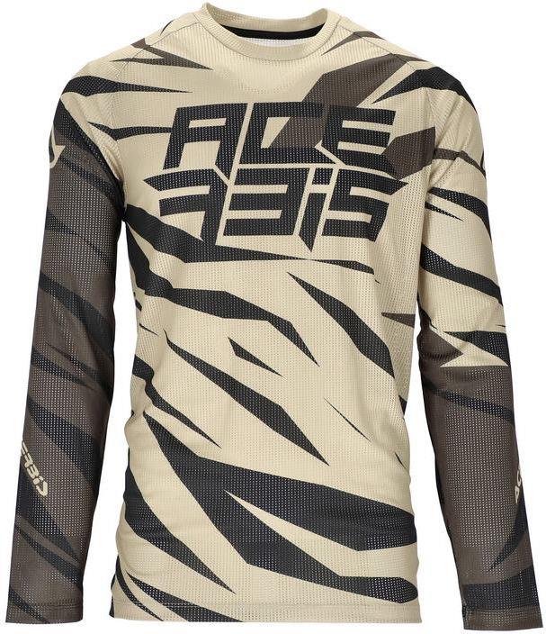 JERSEY MX J-WINDY FOUR VENTED, BEIGE/BLACK