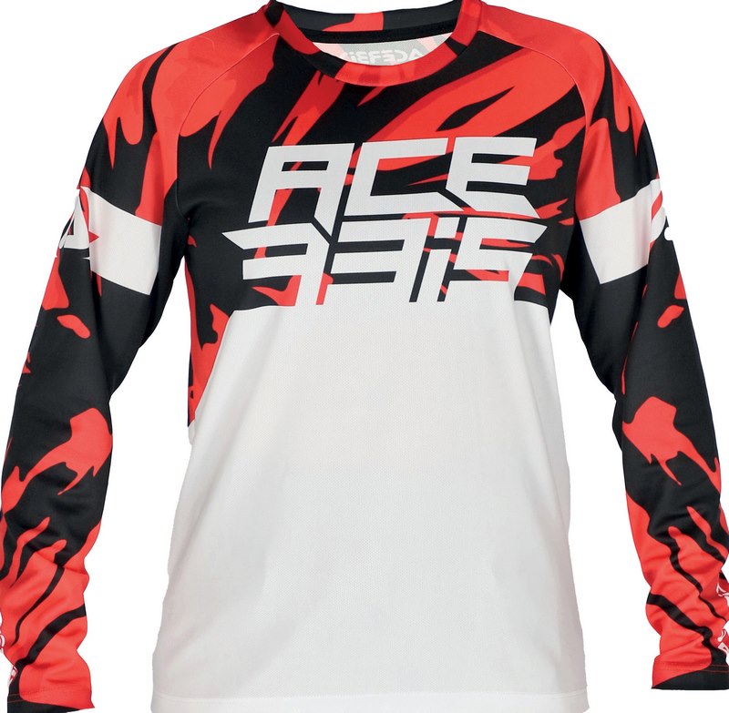 JERSEY MX J-KID FOUR, WHITE/RED