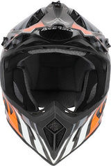 STEEL CARBON 22-06 HELMET, BLACK/FLUORESCENT ORANGE