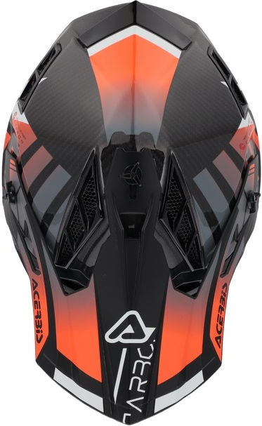 STEEL CARBON 22-06 HELMET, BLACK/FLUORESCENT ORANGE