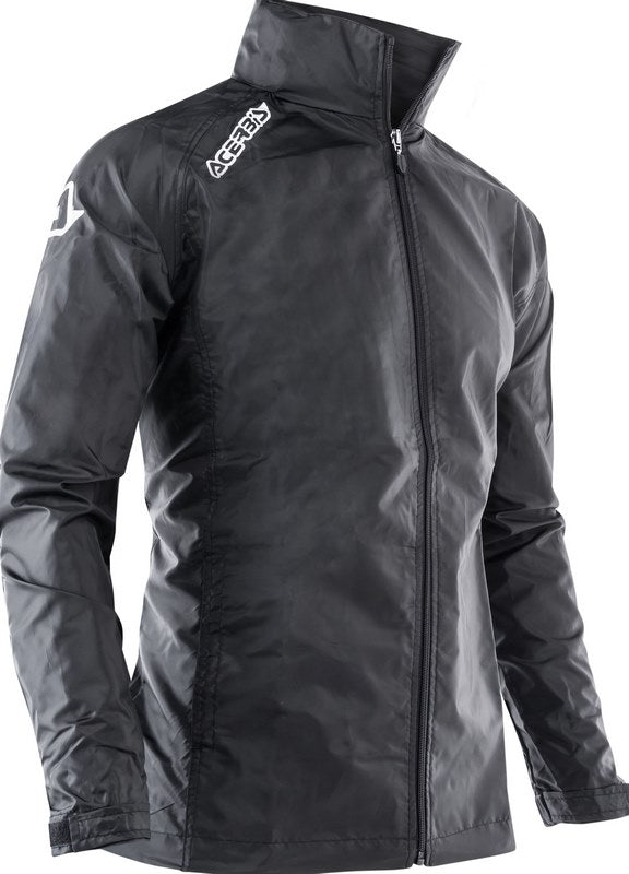 RAINCOAT WATER-RESISTANT CORPORATE, BLACK