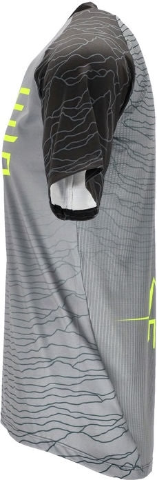 JERSEY MTB FLEX HALO, GREY/YELLOW