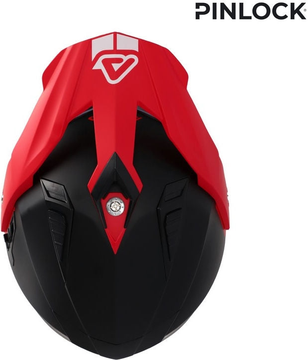 FLIP FS-606 22-06 HELMET, GREY/RED