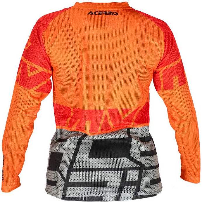 JERSEY MX J-WINDY FOUR KID VENTED, ORANGE/WHITE