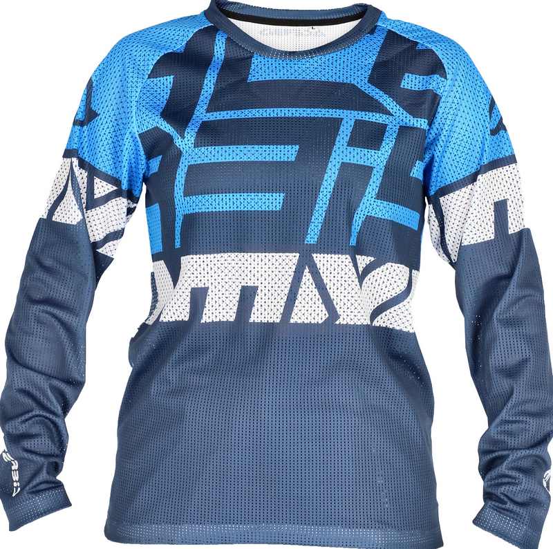 JERSEY MX J-WINDY FOUR KID VENTED, BLUE/WHITE