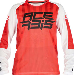 JERSEY MX J-WINDY FIVE KID VENTED, RED/WHITE
