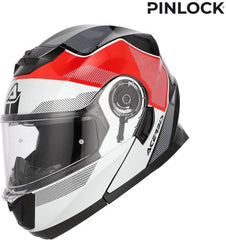 SEREL 22-06 HELMET, WHITE/RED, Size S
