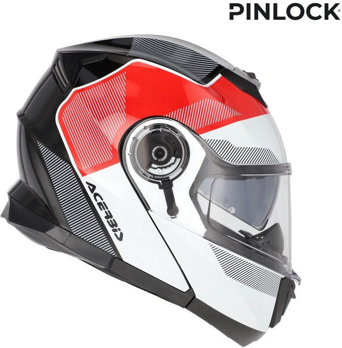 SEREL 22-06 HELMET, WHITE/RED, Size S