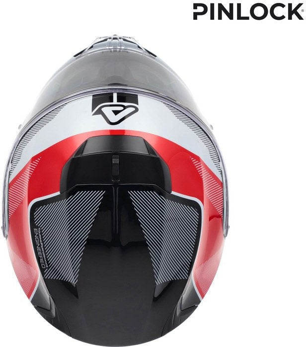 SEREL 22-06 HELMET, WHITE/RED, Size S