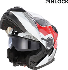 SEREL 22-06 HELMET, WHITE/RED, Size S