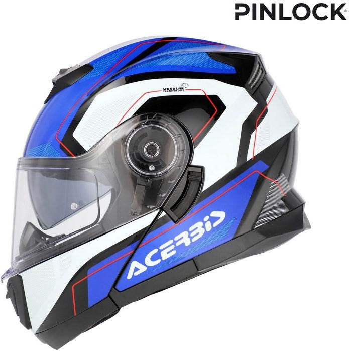 SEREL 22-06 HELMET, BLUE/WHITE