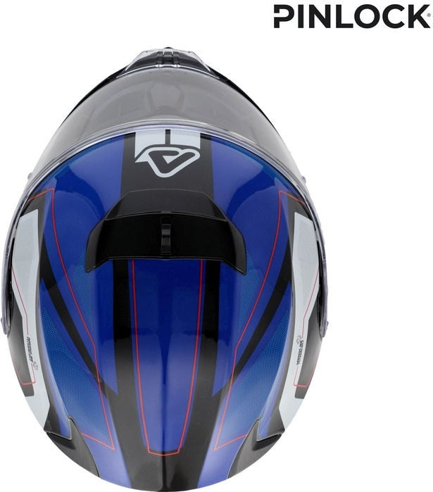 SEREL 22-06 HELMET, BLUE/WHITE