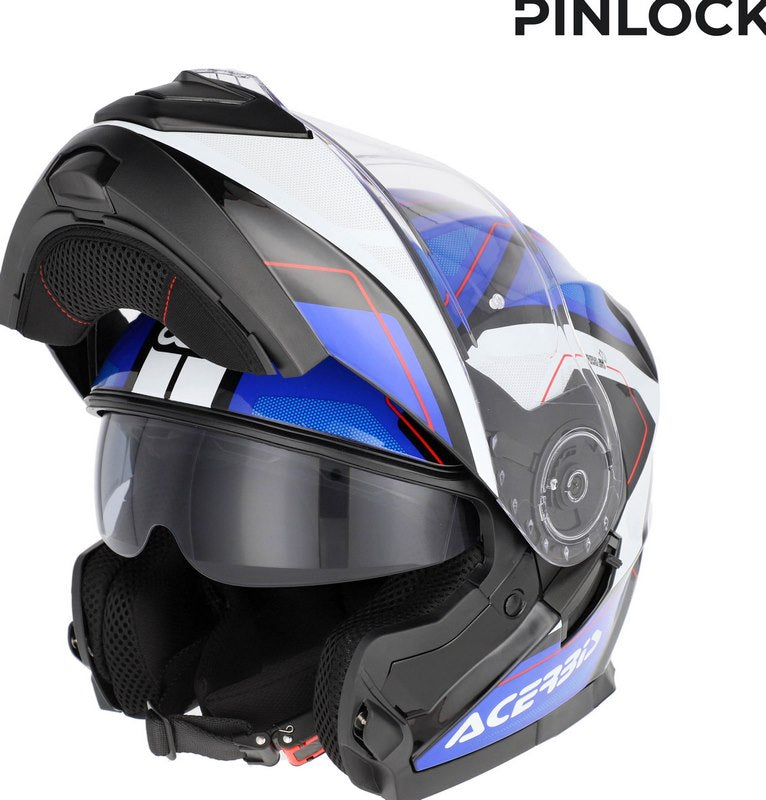 SEREL 22-06 HELMET, BLUE/WHITE
