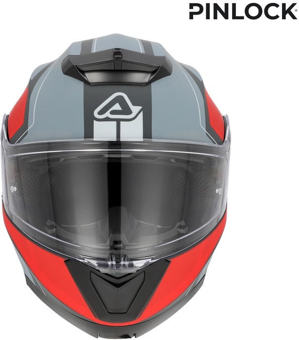 SEREL 22-06 HELMET, GREY/RED