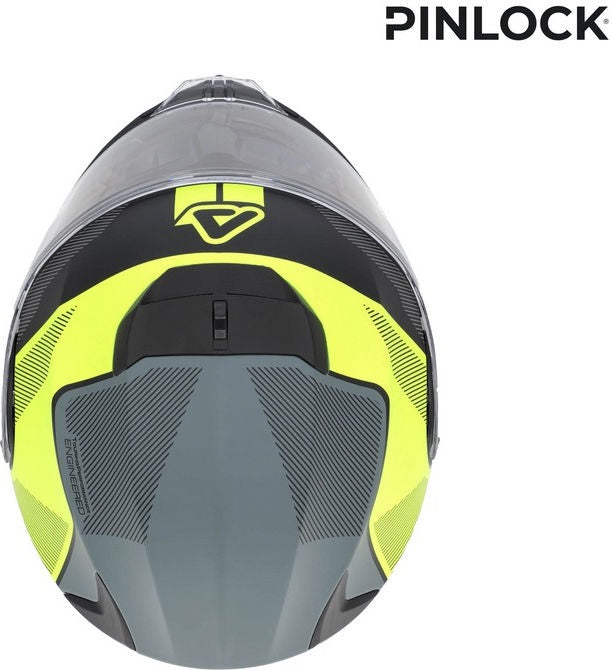 SEREL 22-06 HELMET, BLACK/FLUO YELLOW