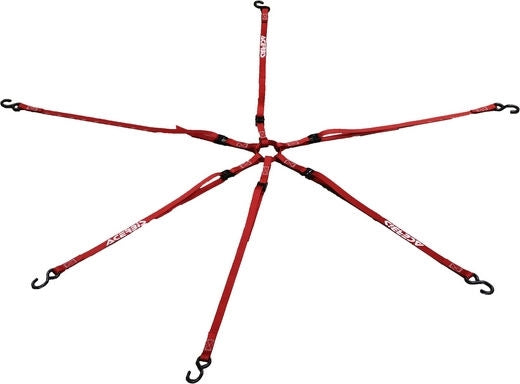 TIE DOWN RAGNO, RED