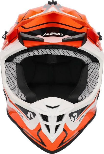 LINEAR 22-06 HELMET, ORANGE/WHITE