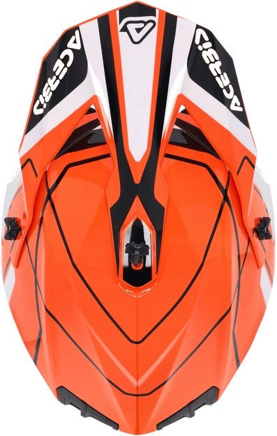 LINEAR 22-06 HELMET, ORANGE/WHITE