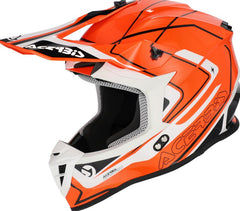 LINEAR 22-06 HELMET, ORANGE/WHITE