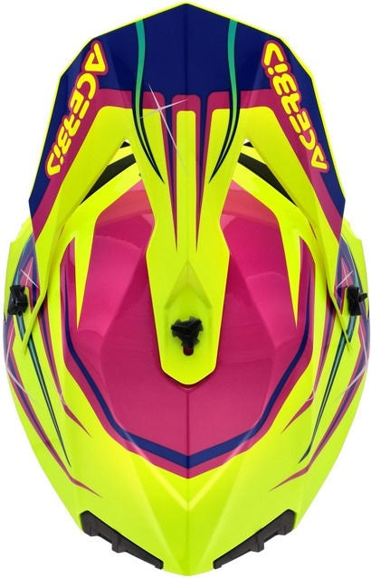 LINEAR 22-06 HELMET, YELLOW/PURPLE