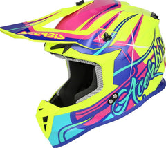 LINEAR 22-06 HELMET, YELLOW/PURPLE