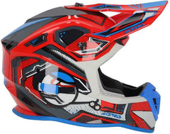LINEAR 22-06 HELMET, RED/BLUE