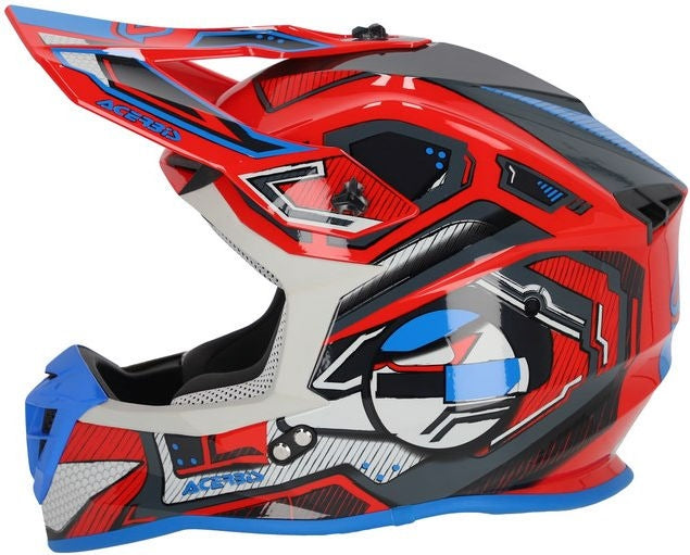 LINEAR 22-06 HELMET, RED/BLUE
