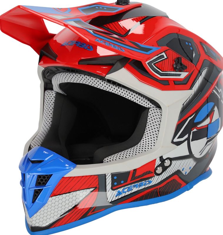 LINEAR 22-06 HELMET, RED/BLUE