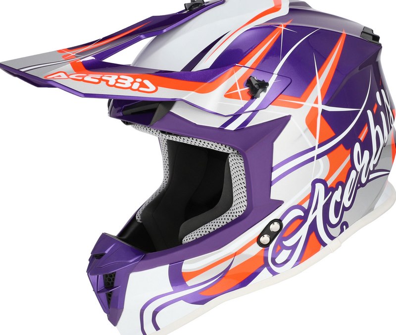 LINEAR 22-06 HELMET, PURPLE/WHITE, Size XS