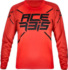 JERSEY MX J-KID FIVE, RED/BLACK