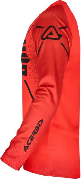 JERSEY MX J-KID FIVE, RED/BLACK