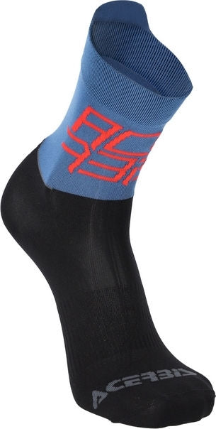 SOCKS MTB LIGHT, BLUE/BLACK