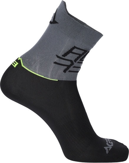 SOCKS MTB LIGHT, GREY/YELLOW
