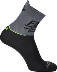 SOCKS MTB LIGHT, GREY/YELLOW