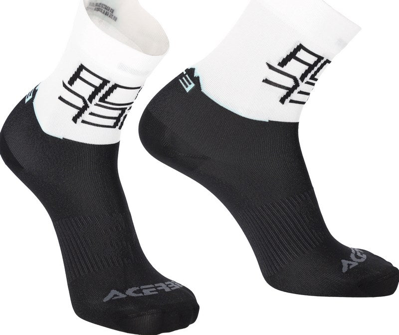 SOCKS MTB LIGHT, BLACK/WHITE