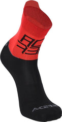 SOCKS MTB LIGHT, BLACK/RED