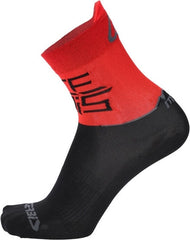 SOCKS MTB LIGHT, BLACK/RED