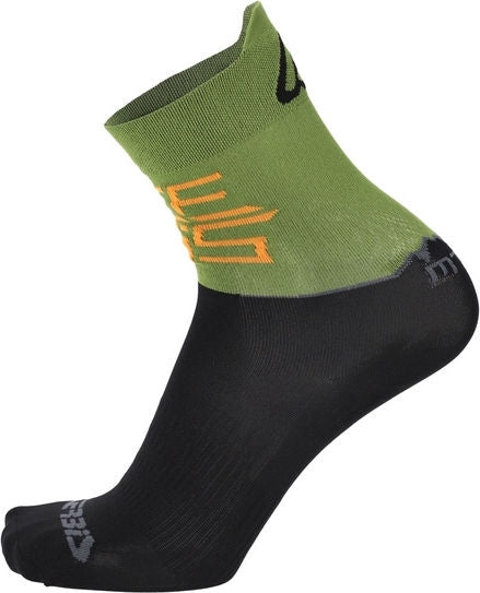 SOCKS MTB LIGHT, BLACK/GREEN