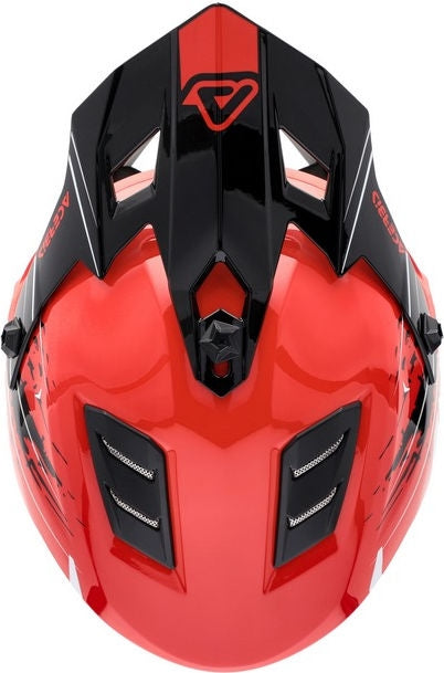 PROFILE JUNIOR HELMET, RED/BLACK