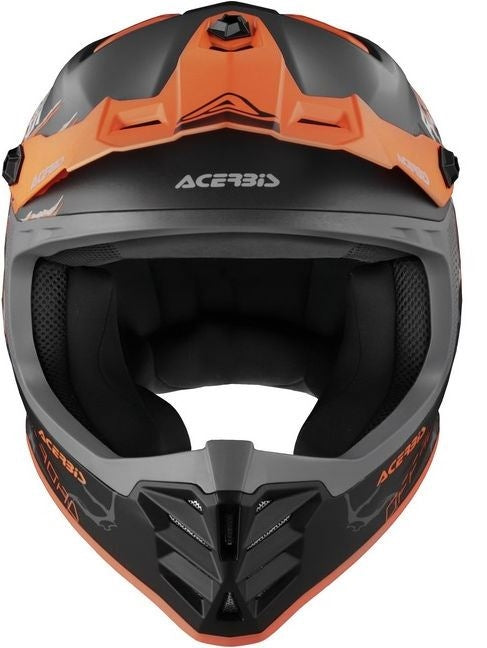 PROFILE JUNIOR HELMET, BLACK/FLUORESCENT ORANGE, Size T54