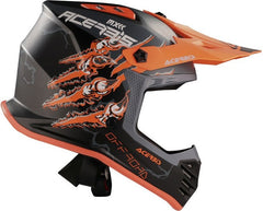PROFILE JUNIOR HELMET, BLACK/FLUORESCENT ORANGE, Size T54
