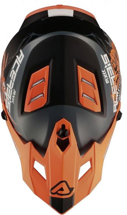 PROFILE JUNIOR HELMET, BLACK/FLUORESCENT ORANGE, Size T56